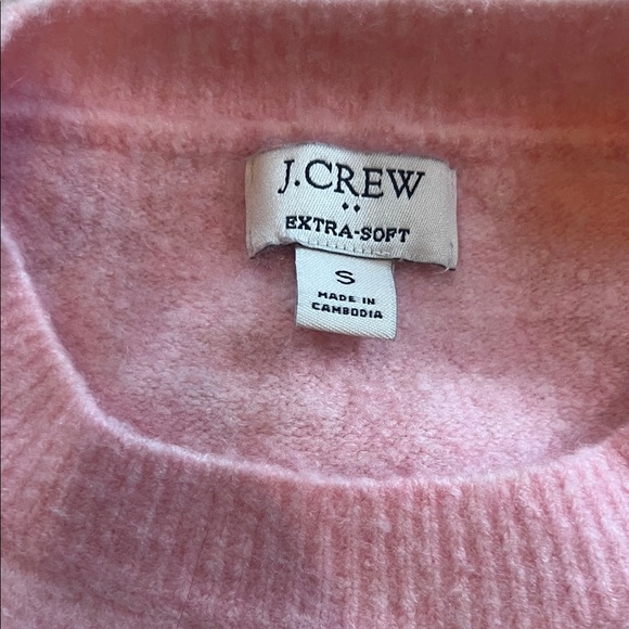 J. Crew Womens Extra Soft Pink Sweater Size S - Picture 2 of 3
